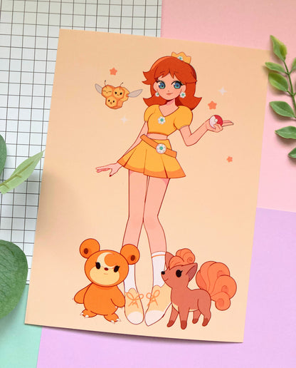 Pokemon Trainer Daisy print