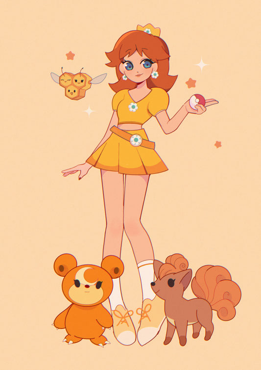 Pokemon Trainer Daisy print