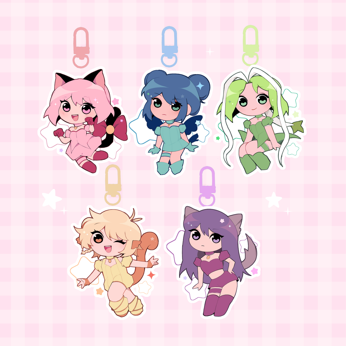 Tokyo Mew Mew Acrylic Charms